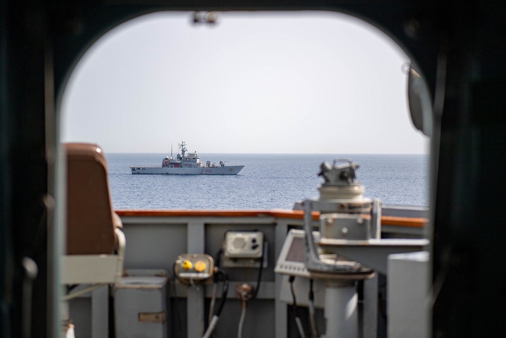 Phoenix Express 22, conducted by U.S. Naval Forces Africa, is a maritime exercise designed to improve cooperation among participating nations in order to increase maritime safety and security in the Ionian.