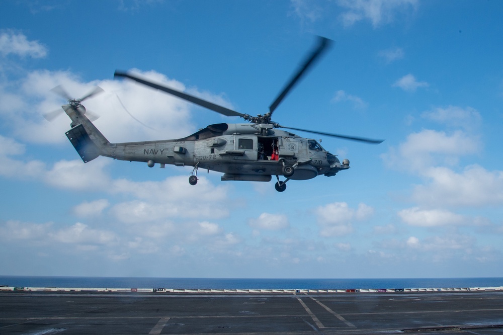 The Harry S. Truman Carrier Strike Group is on a scheduled deployment in the U.S. Naval Forces Europe area of operations, employed by U.S. Sixth Fleet to defend U.S., Allied and Partner interests.