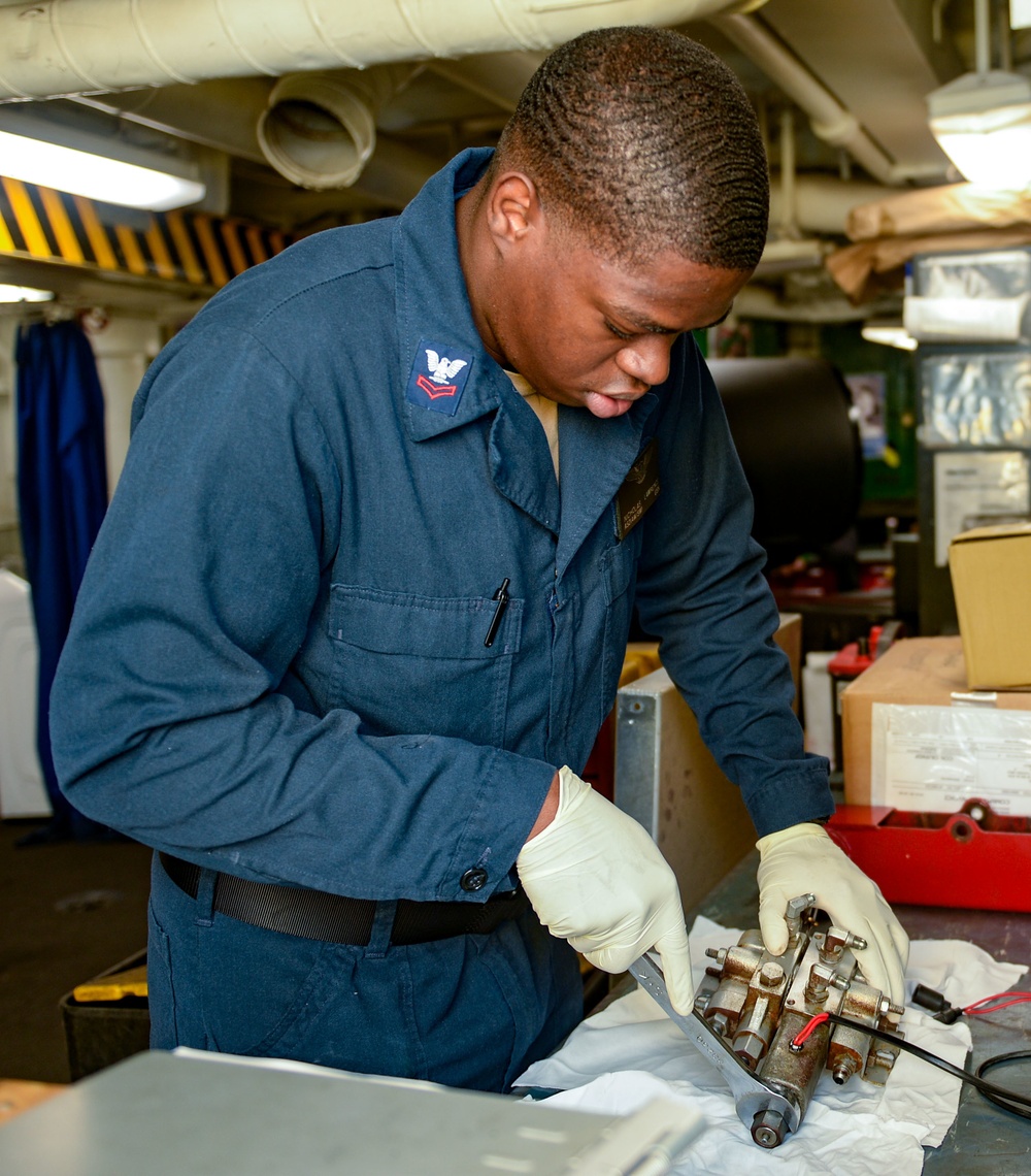 The Harry S. Truman Carrier Strike Group is on a scheduled deployment in the U.S. Naval Forces Europe area of operations, employed by U.S. Sixth Fleet to defend U.S., Allied and Partner interests.