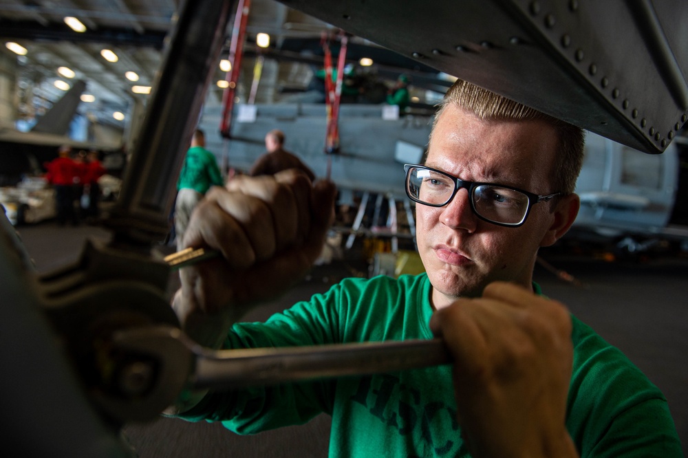 The Harry S. Truman Carrier Strike Group is on a scheduled deployment in the U.S. Naval Forces Europe area of operations, employed by U.S. Sixth Fleet to defend U.S., Allied and Partner interests.