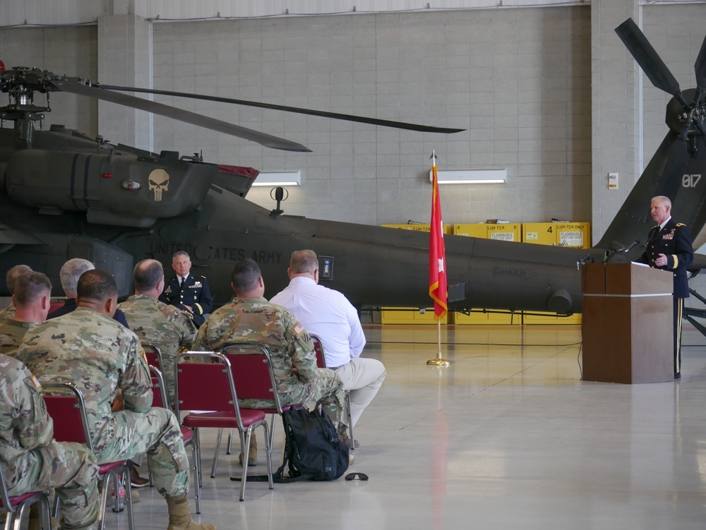 Promotion Ceremony for 184th ESC Commander