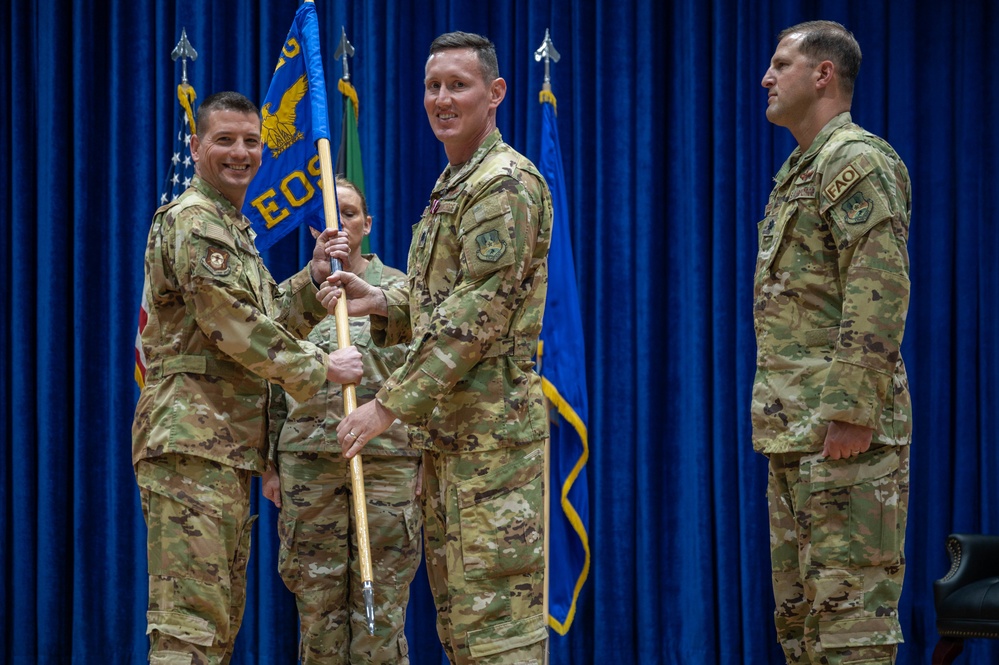 407th Expeditionary Operations Support Squadron changes command