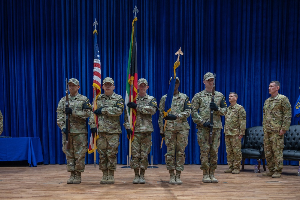 407th Expeditionary Operations Support Squadron changes command