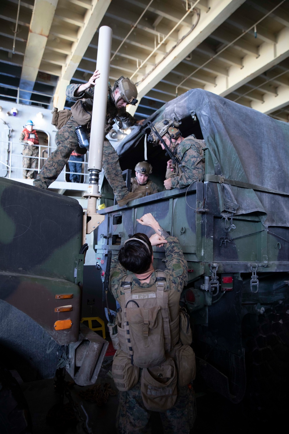 Landing Craft Utility boat offloads Marines onto the shore of Gotland Island