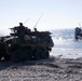 Landing Craft Utility boat offloads Marines onto the shore of Gotland Island