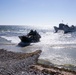 Landing Craft Utility boat offloads Marines onto the shore of Gotland Island