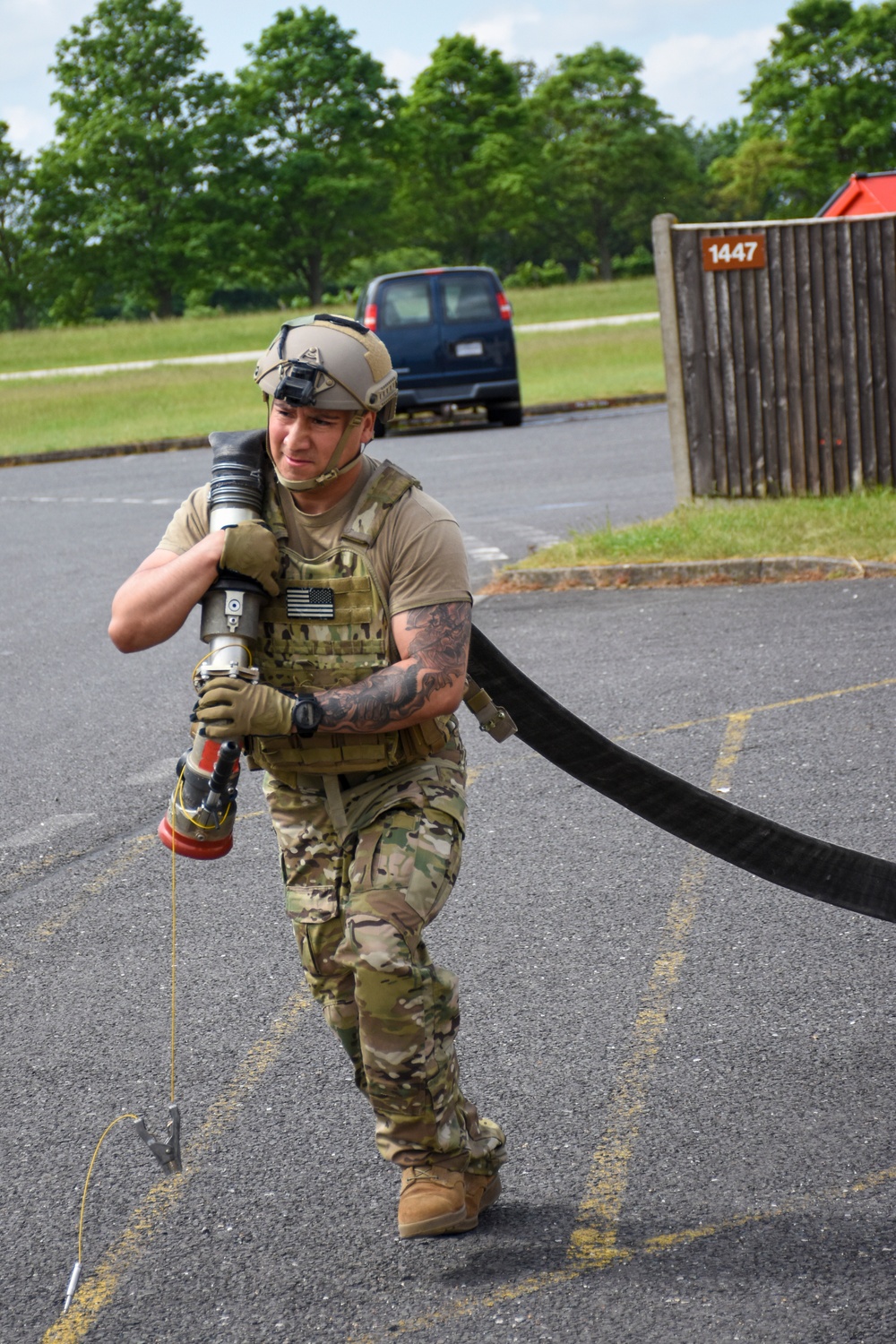 442d POL receives FARP training from 100th POL