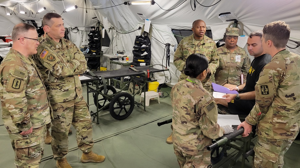 Brig. Gen. Michael L. Yost visits Task Force MED 374