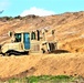 Army Reserve engineer company Soldiers continue work on earth-moving troop project at Fort McCoy