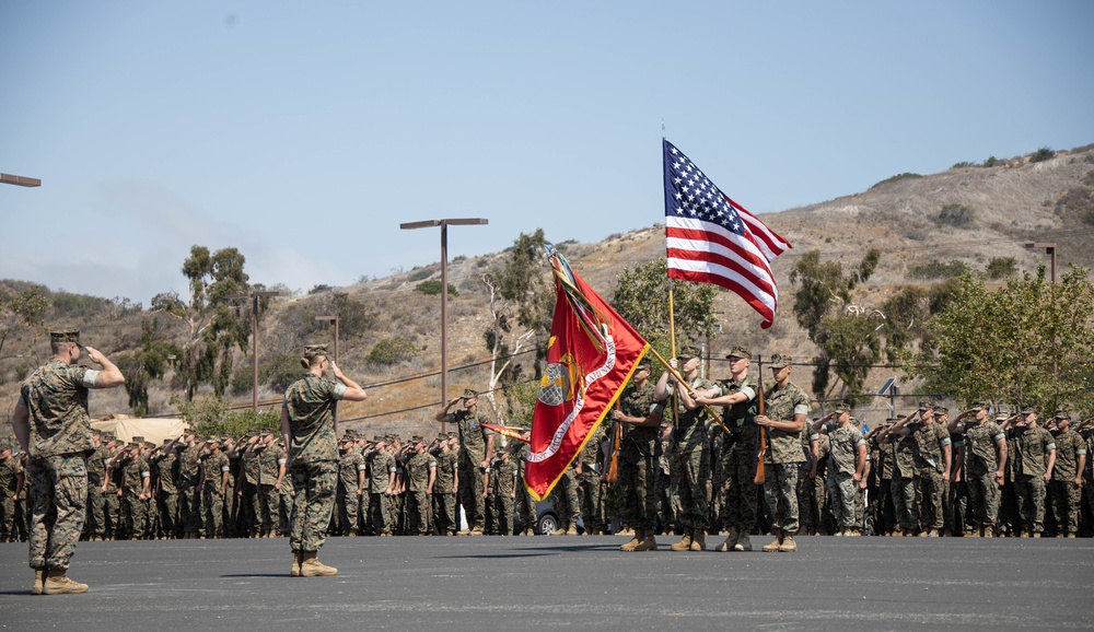 1st Battalion 5th Marine Regiment Change of Command