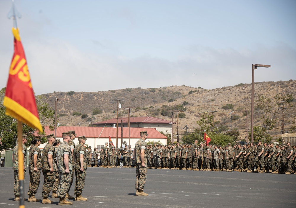 1st Battalion 5th Marine Regiment Change of Command