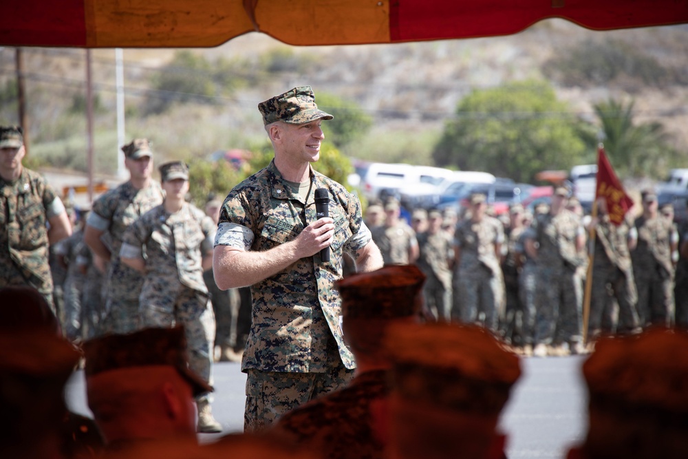 1st Battalion 5th Marine Regiment Change of Command