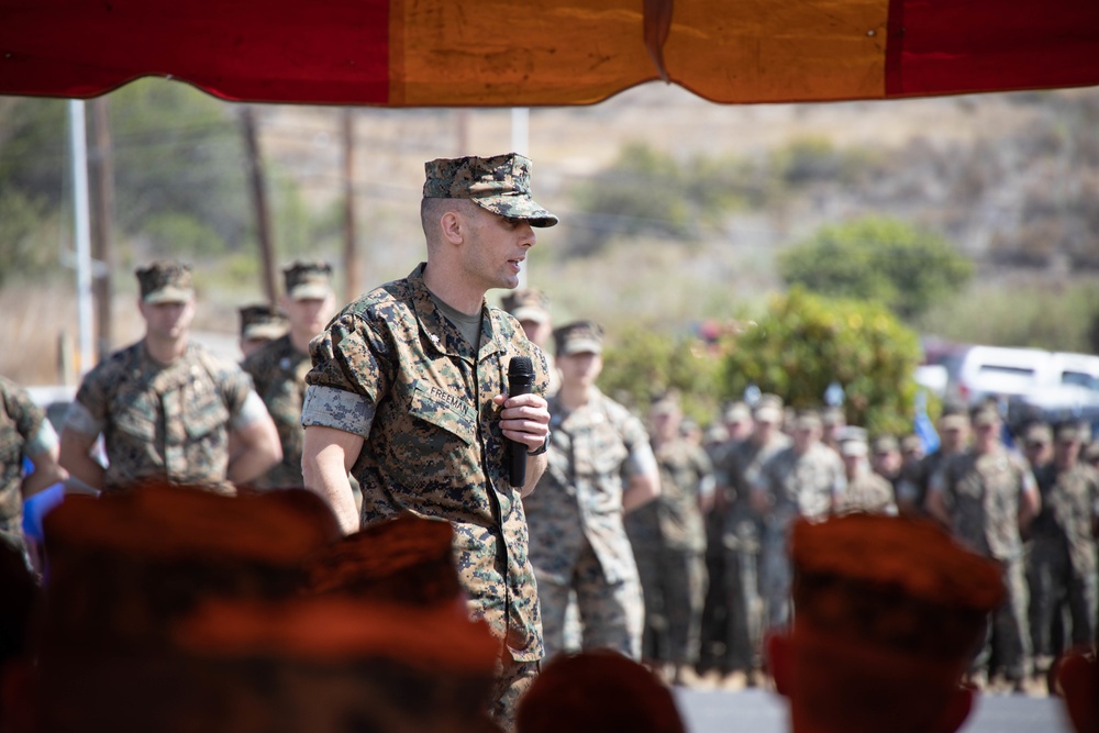 1st Battalion 5th Marine Regiment Change of Command