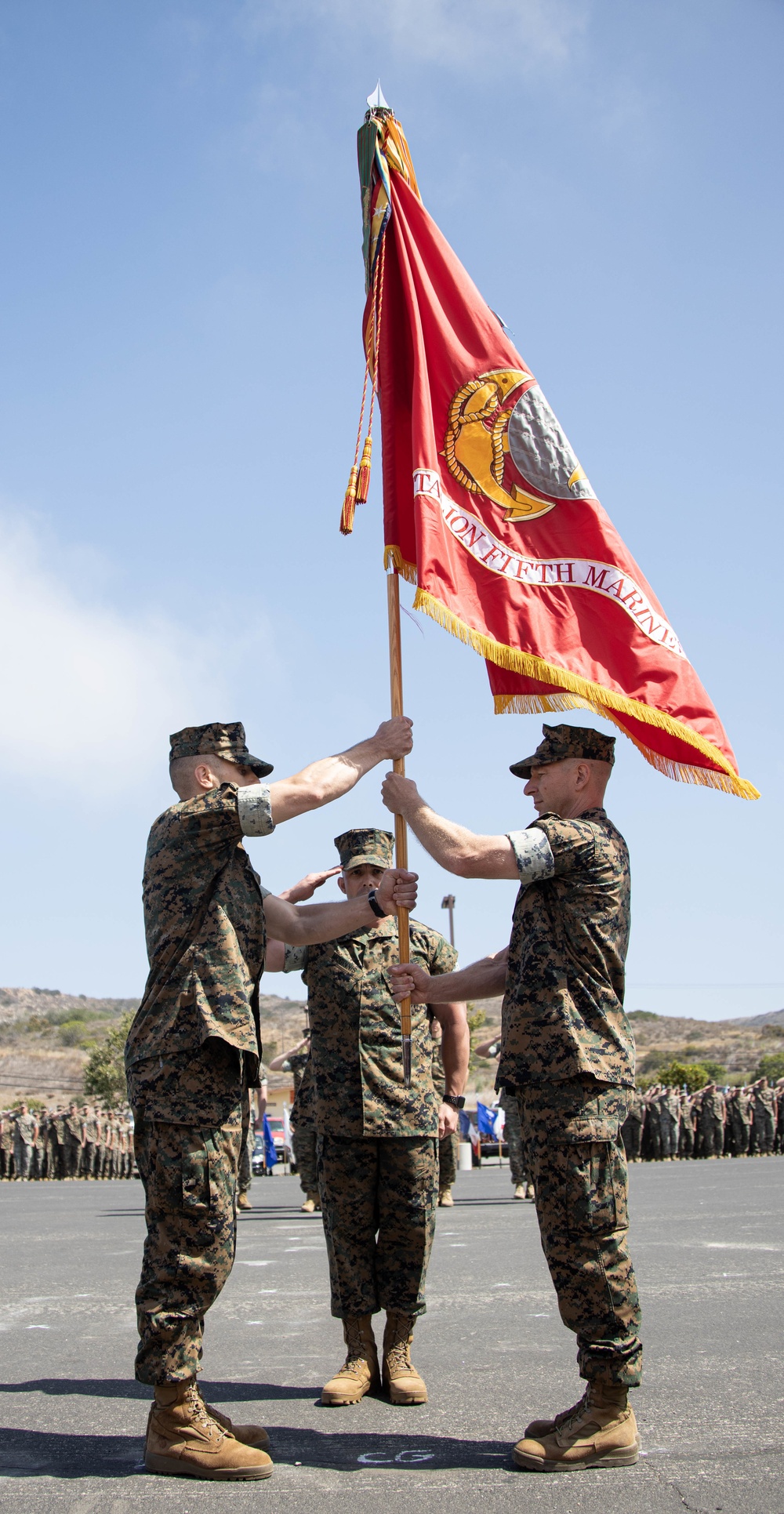 1st Battalion 5th Marine Regiment Change of Command