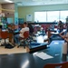Commanding Officer for Naval Health Clinic Cherry Point visits Lejeune High School students