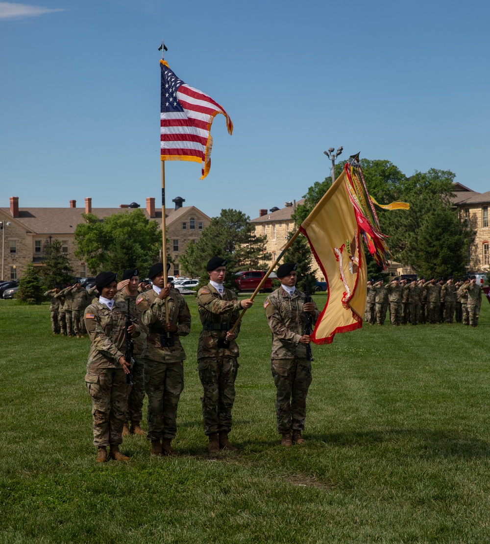 299th Brigade Support Battalion, 2nd Armored Brigade Combat Team, 1st Infantry Division Change of Command ceremony