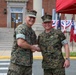 USMC Brigadier General Pasagian passes command to Brigadier General Walsh