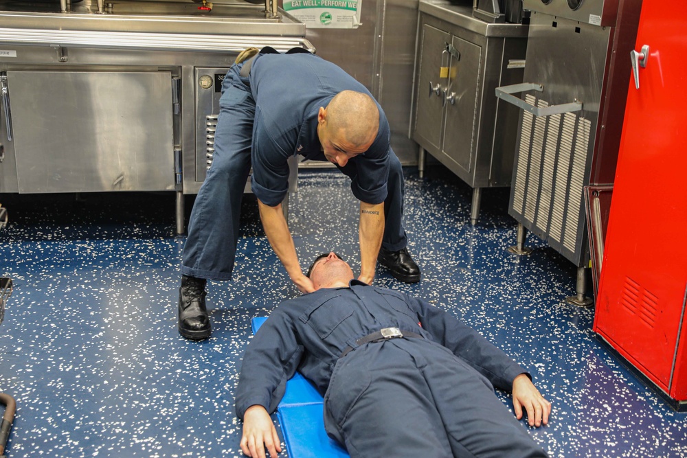 USS Gravely (DDG 107) Conducts Tactical Combat Casualty Care Training in the Danish Strait, June 9, 2022
