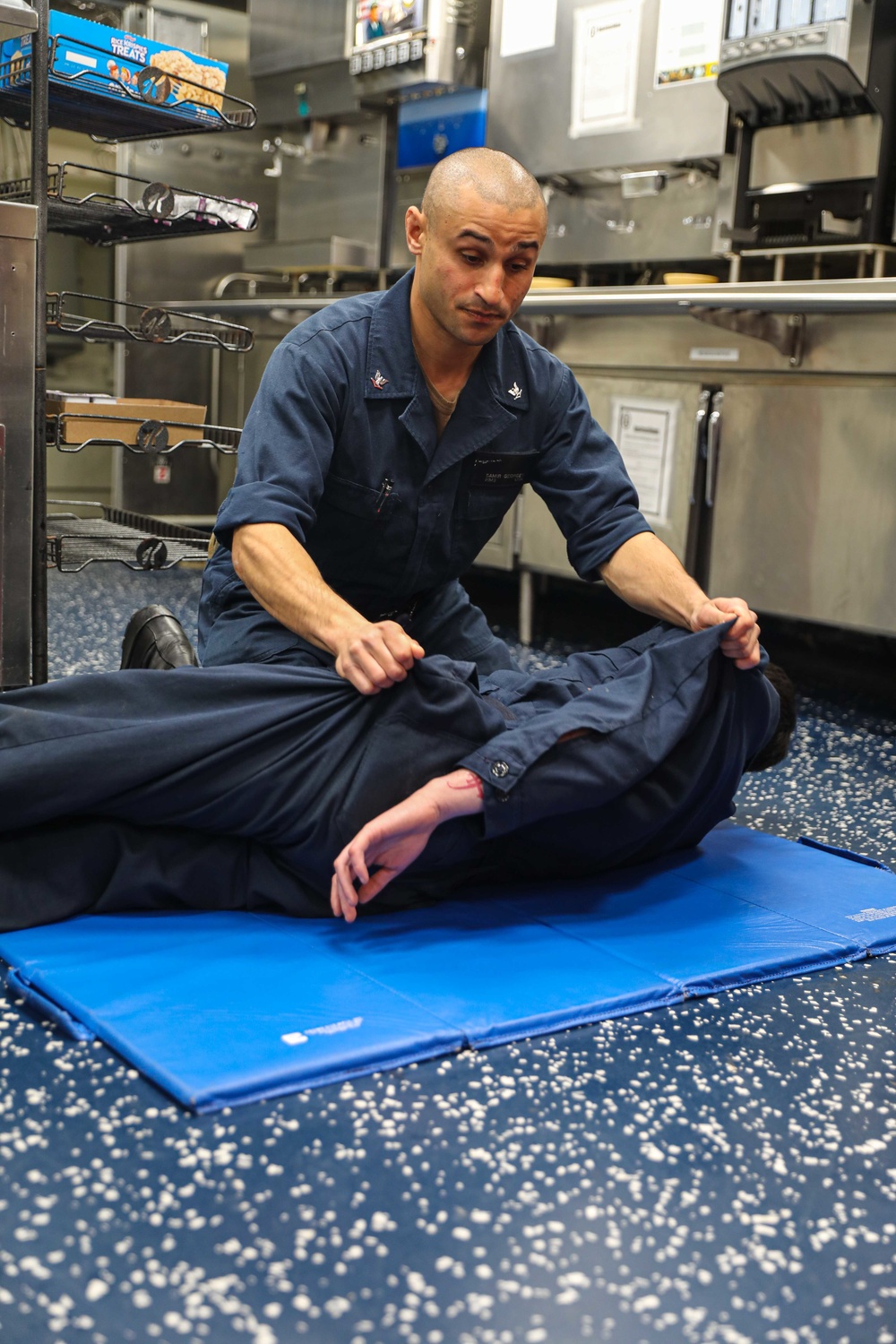 USS Gravely (DDG 107) Conducts Tactical Combat Casualty Care Training in the Danish Strait, June 9, 2022
