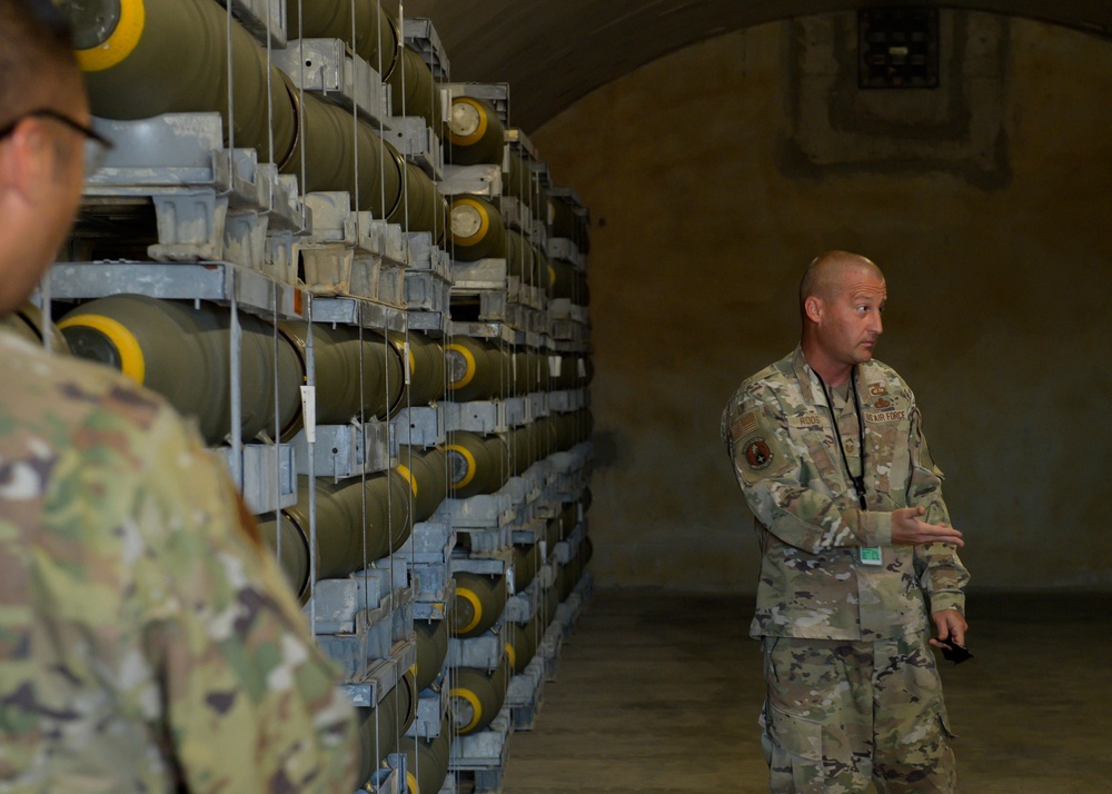 132d ISRG Members with 57th Munitions Squadron