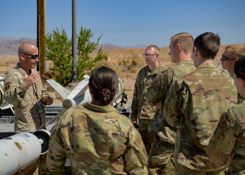 132d ISRG Members with 57th Munitions Squadron