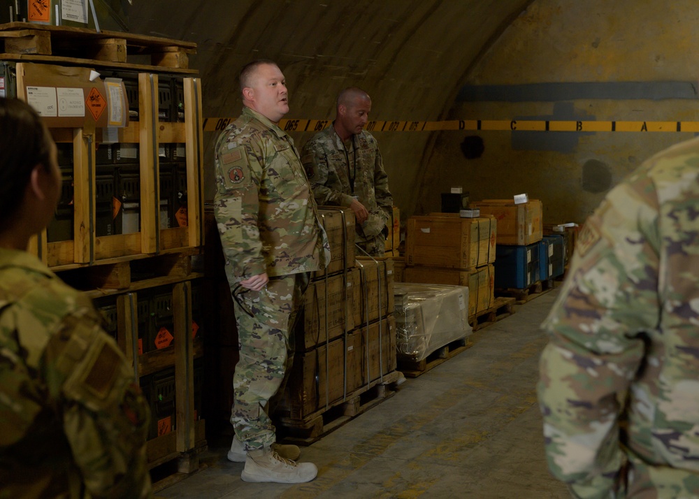 132d ISRG Members with 57th Munitions Squadron