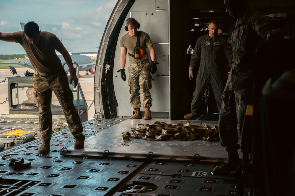 305th Aerial Port Squadron hosts 25th APS for annual readiness training