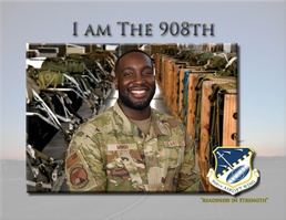 I am the 908th: Tech. Sgt. Tre'von Mingo