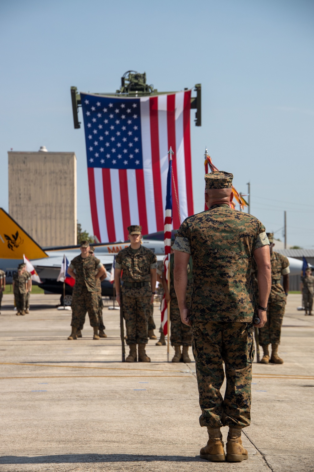 MALS-31 Relief and Appointment ceremony for Sgt. Major Artie Martinez