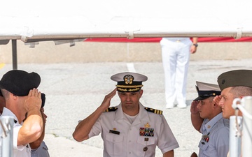 Naval Diving and Salvage Training Center Commanding Officer relinquished command