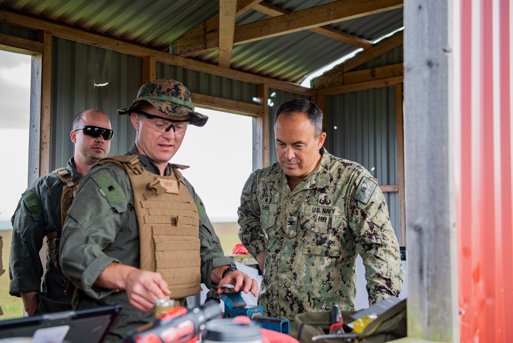 Commodore Chen visits Ravlunda During Baltops 22