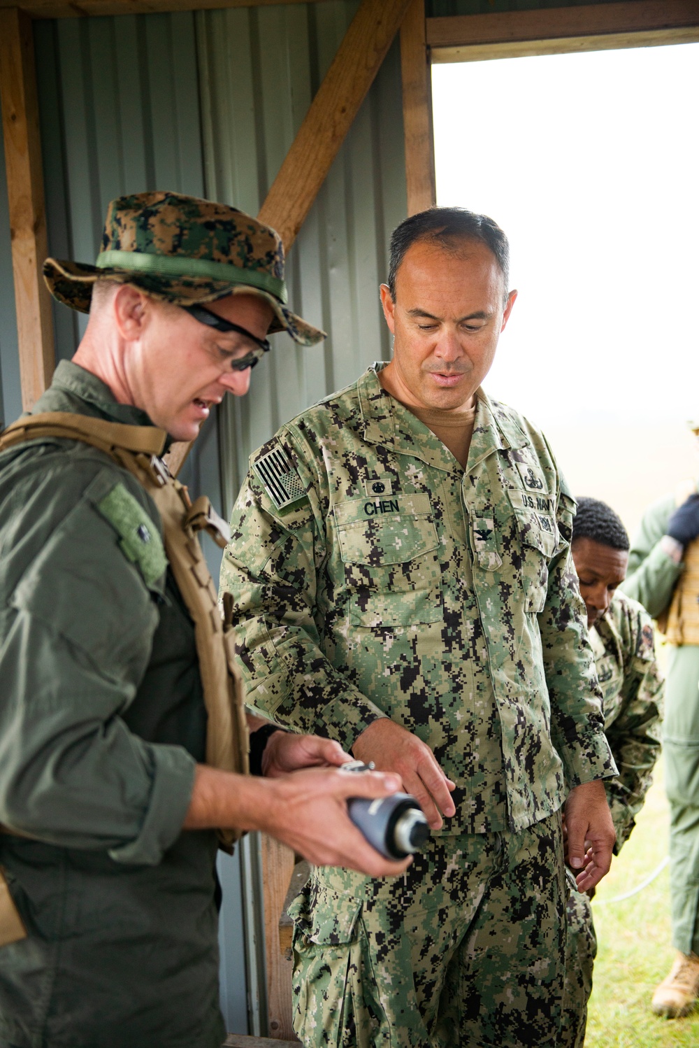 Commodore Chen visits Ravlunda During Baltops 22