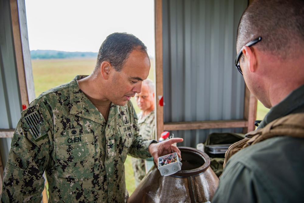 Commodore Chen visits Ravlunda During Baltops 22