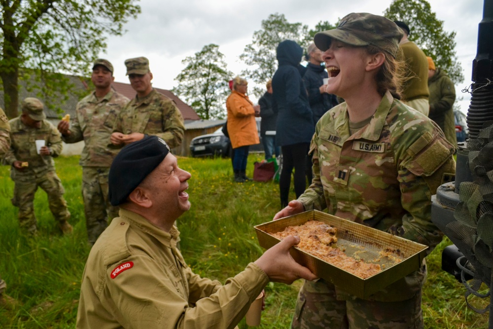 1-68 AR Attends Community 78th Anniversary of Monte Cassino Picnic