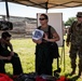 Airmen and Soldiers suit up for a decontamination exercise