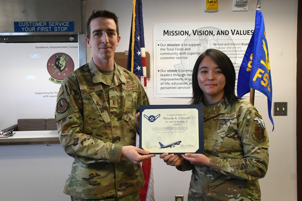 168th Wing Celebrates Services Airmen Promotions