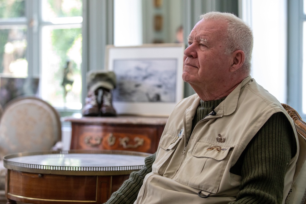 Keith Nightingale in Normandy
