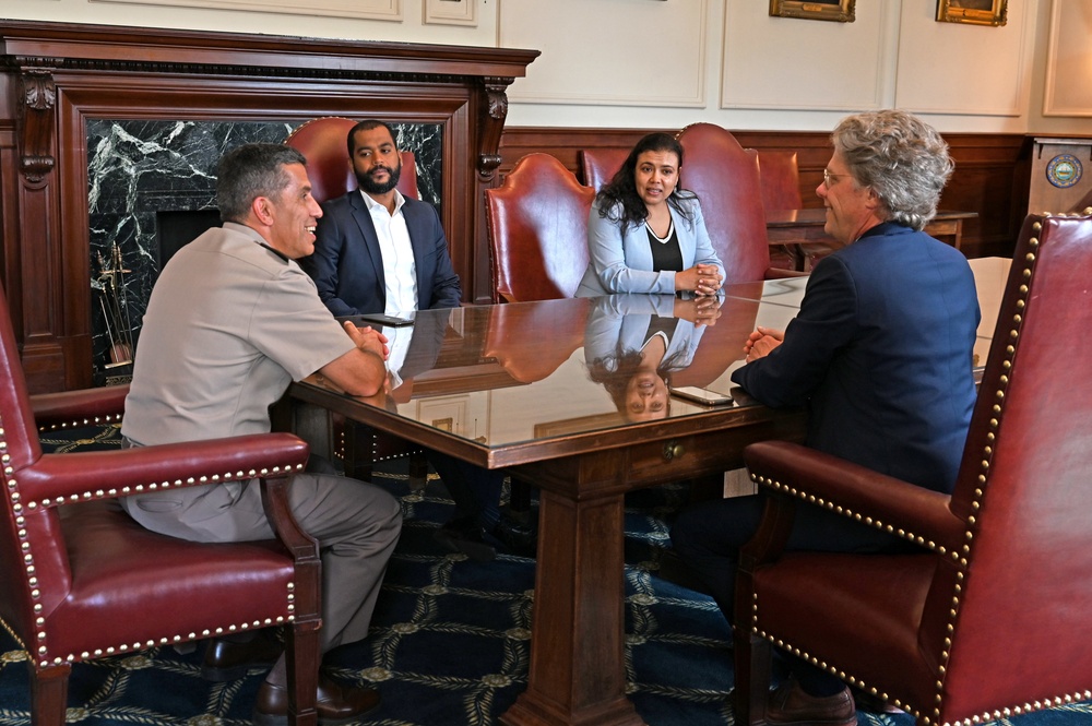 Cabo Verde Minister of Defense Visits NH State House