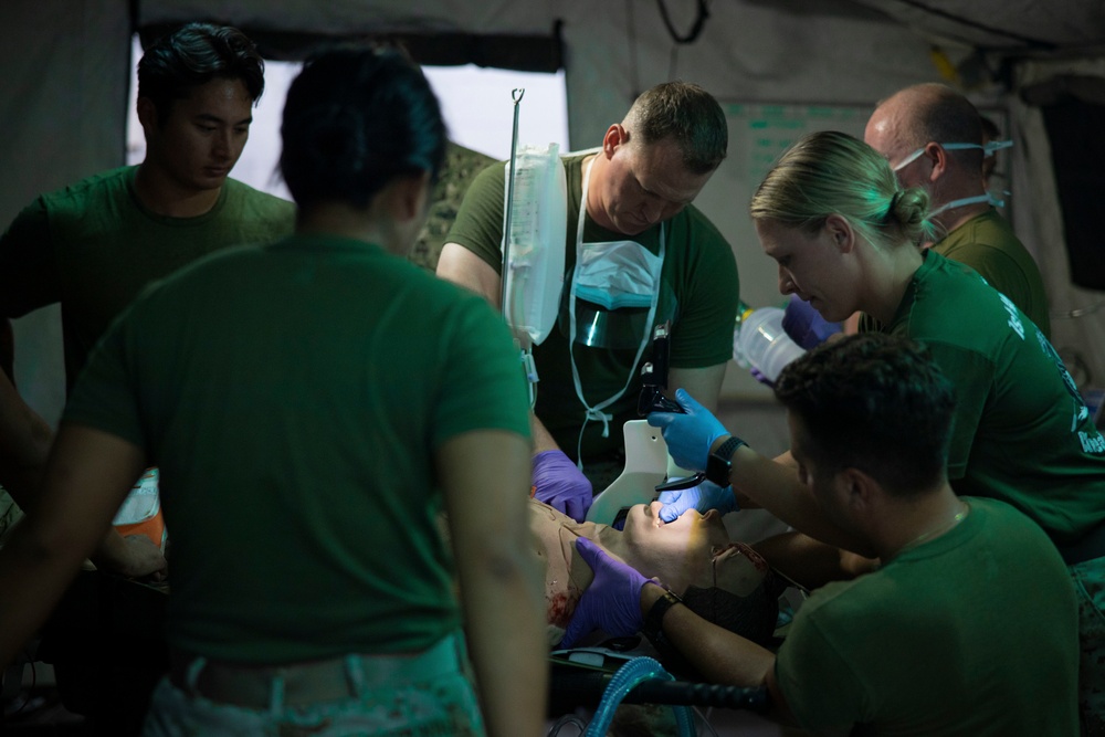 13 MEU RUT Medical Aid to Simulated Casualty