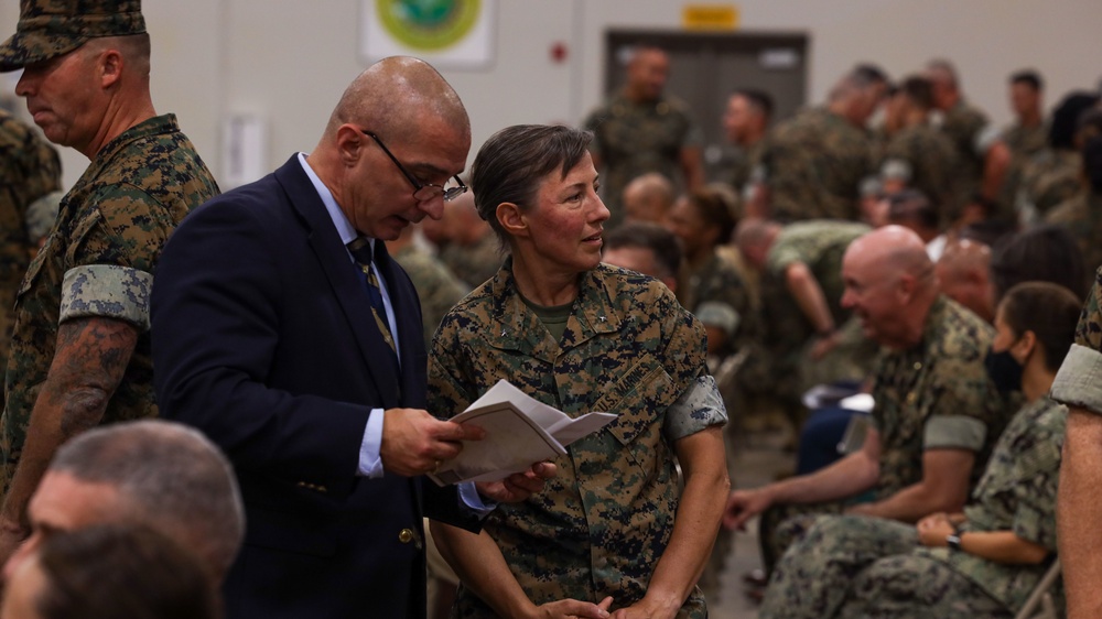 MCRD Parris Island Commanding General Change of Command