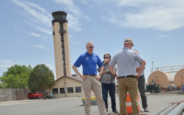 Brig Gen Slominski tours KAFB wildfire fighter capabilities