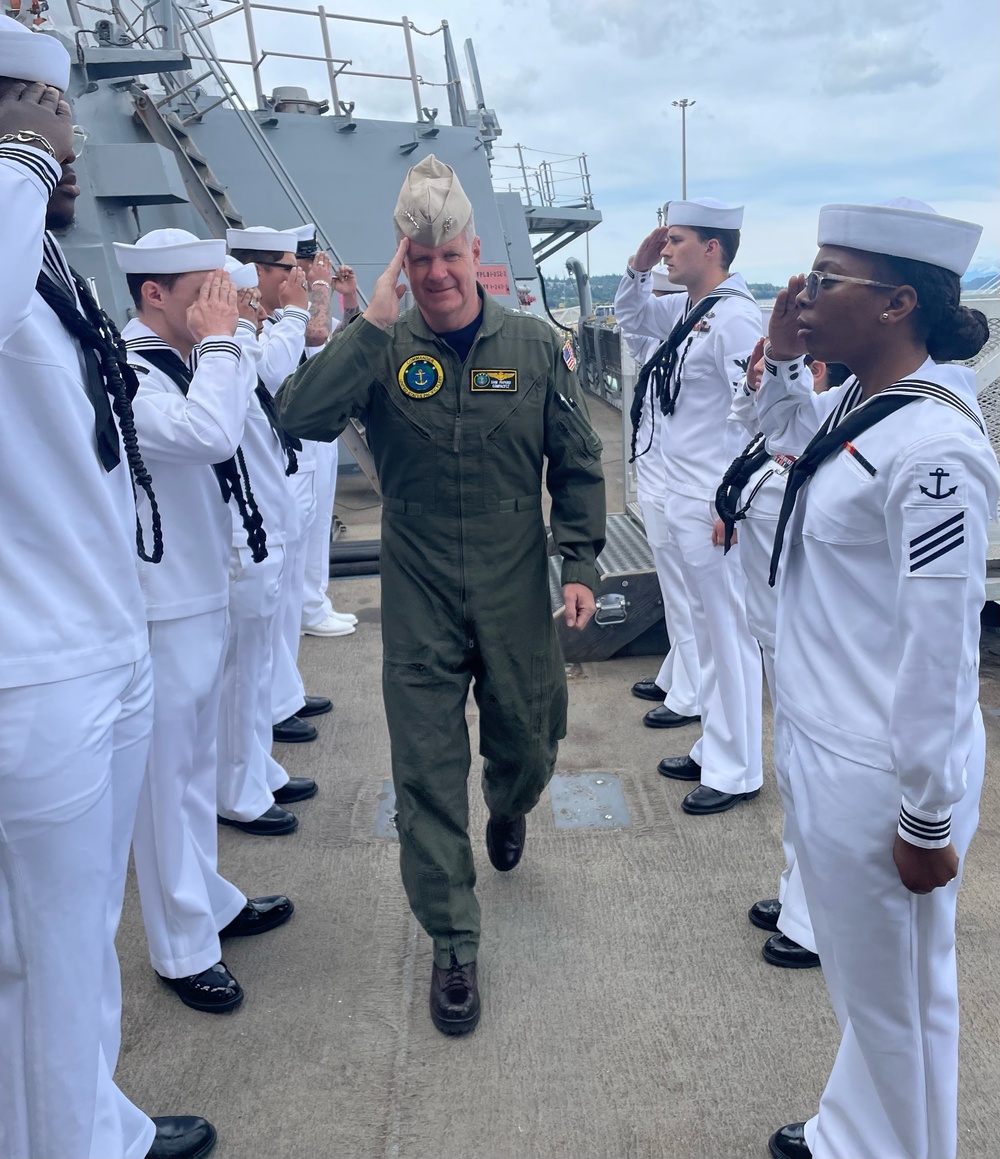 U.S. Pacific Fleet Visits USS McCampbell