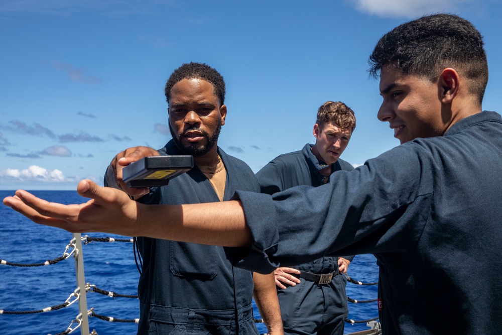 Sailors Aboard USS Dewey (DDG 105) Conduct Security Reaction Force Training