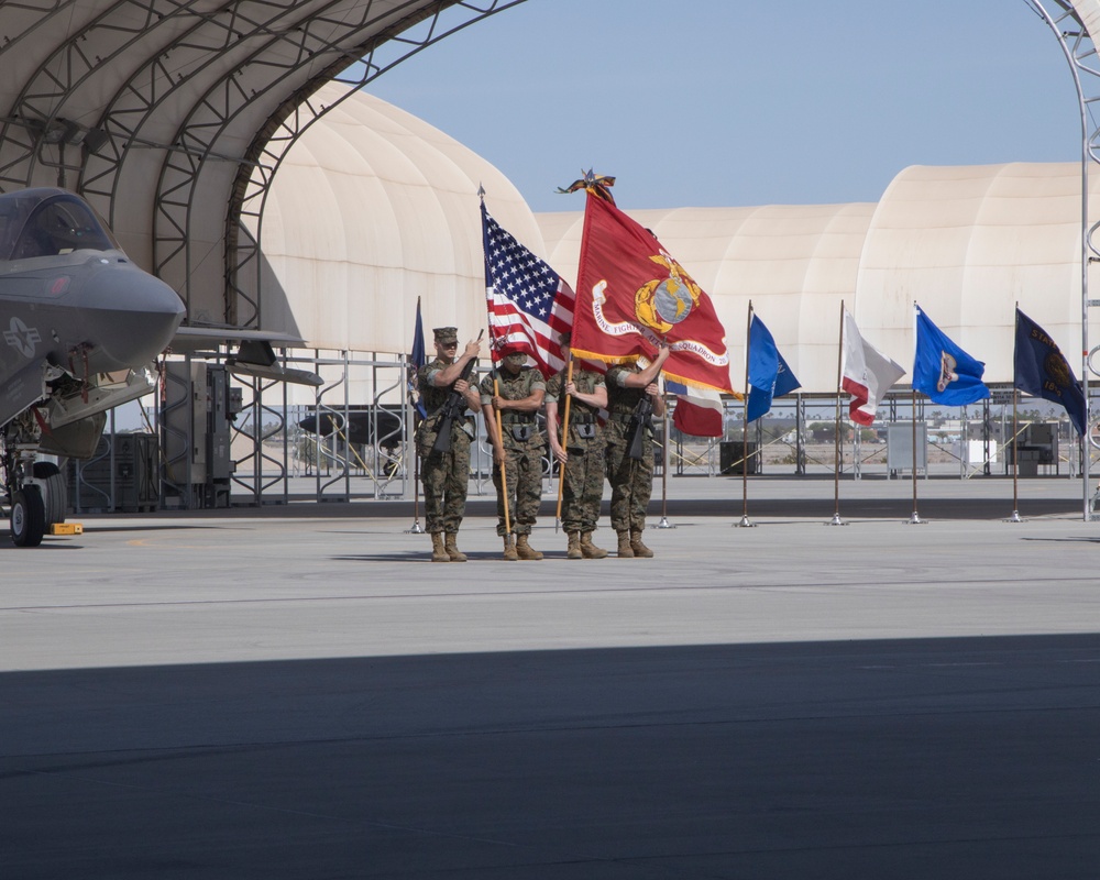 VMFA-211 Change of Command