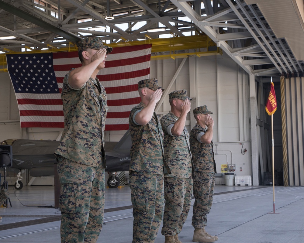 VMFA-211 Change of Command