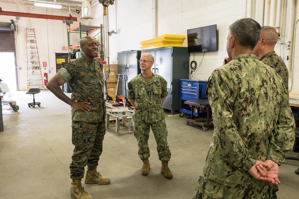 Lt. Gen. Langley &amp; Admiral Caudle visit ACU 4