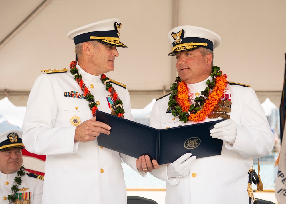 Coast Guard 14th District holds change of command ceremony