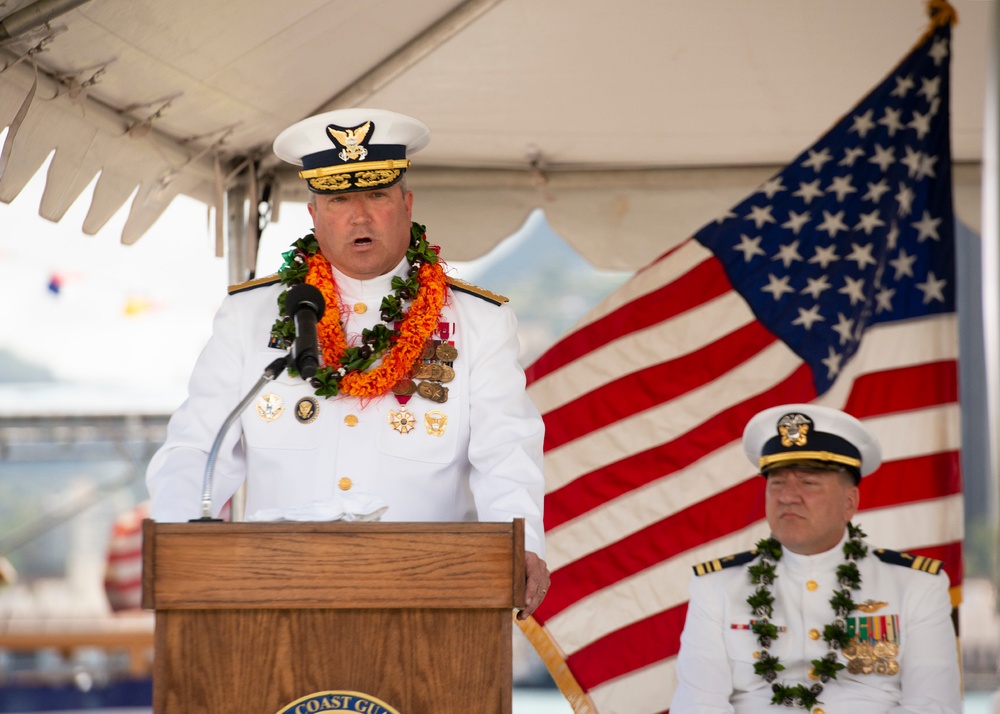 Coast Guard 14th District holds change of command ceremony