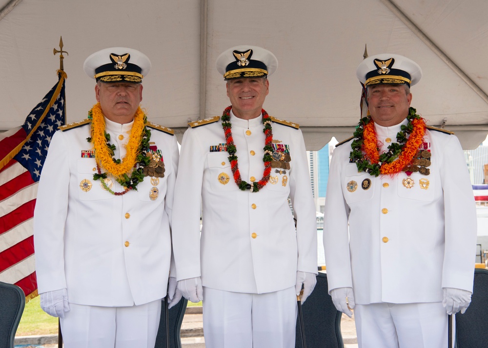 Coast Guard 14th District holds change of command ceremony