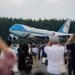 Air Force One Lands at Yokota Air Base